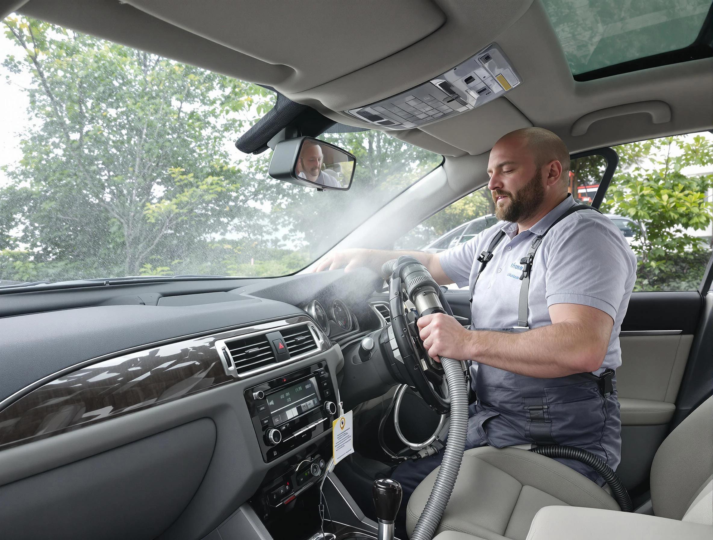 Corrales Air Duct Cleaning specialist performing professional car duct cleaning in Corrales