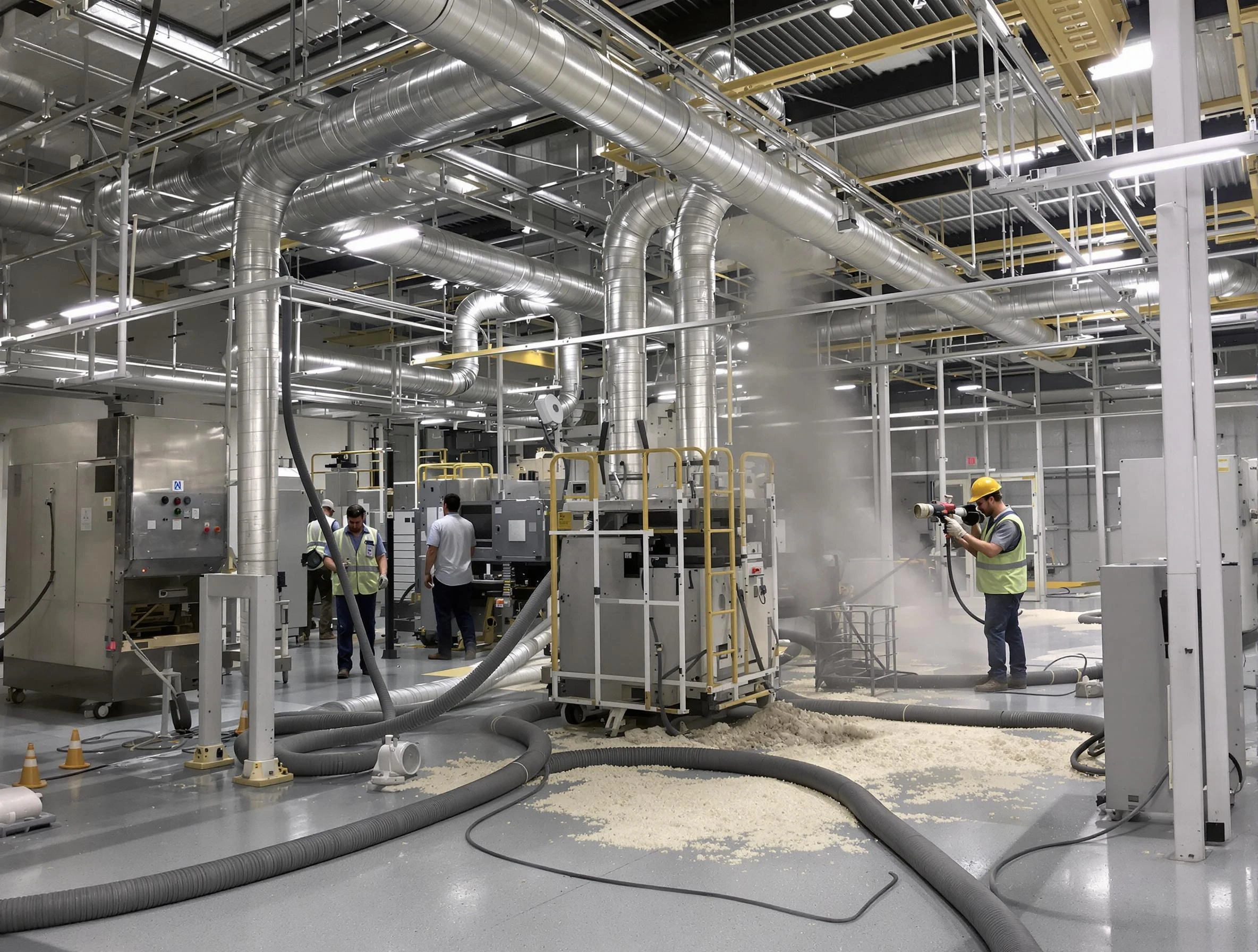 Heavy-duty industrial duct cleaning by Corrales Air Duct Cleaning in Corrales